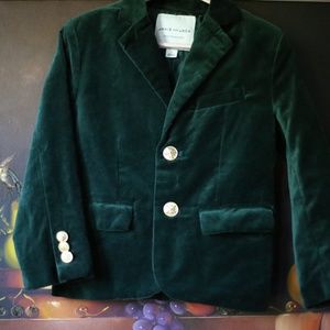 COPY - NWOT Janie and Jack Velveteen Kids Blazer - SIZE 4